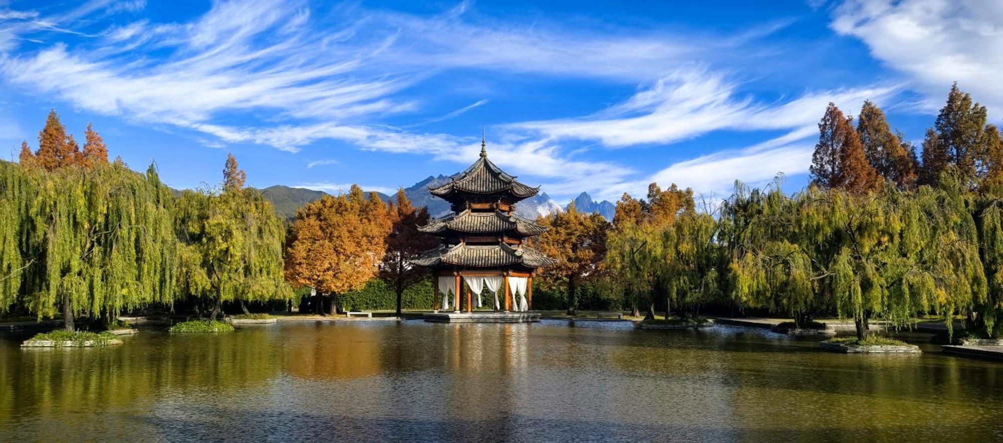 Banyan Tree Lijiang Hotel Лиджанг Екстериор снимка